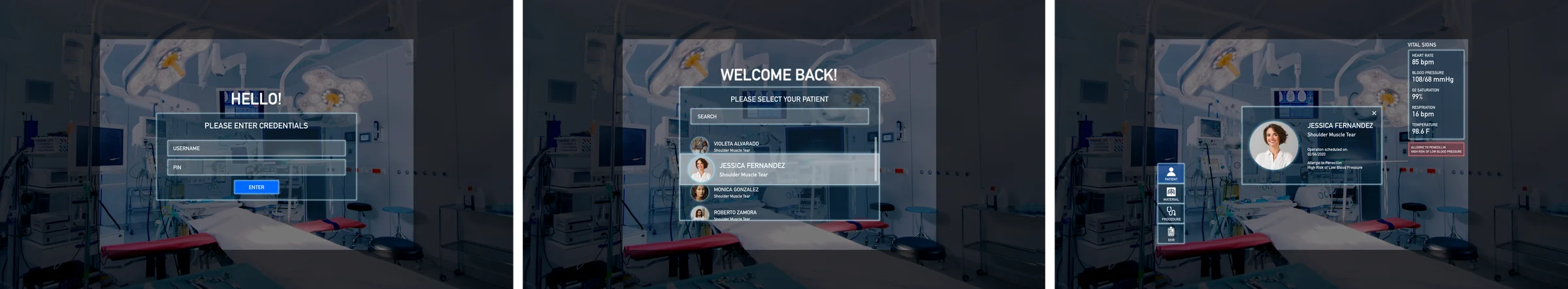 Final mixed reality interface