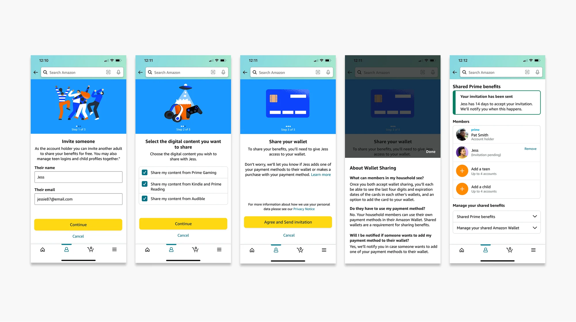 Final shortened invite flow